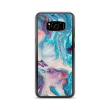Samsung Galaxy S8+ Blue Multicolor Marble Samsung Case by Design Express