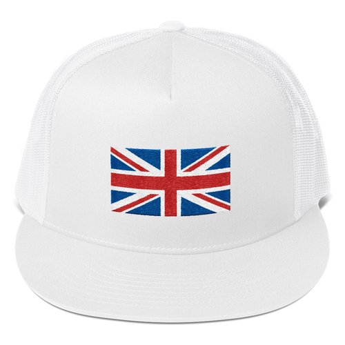 White United Kingdom Flag 