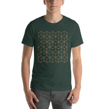 Heather Forest / S Diamonds Patterns Short-Sleeve Unisex T-Shirt by Design Express