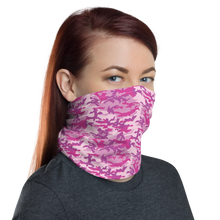Fuschia Camo Neck Gaiter Masks by Design Express