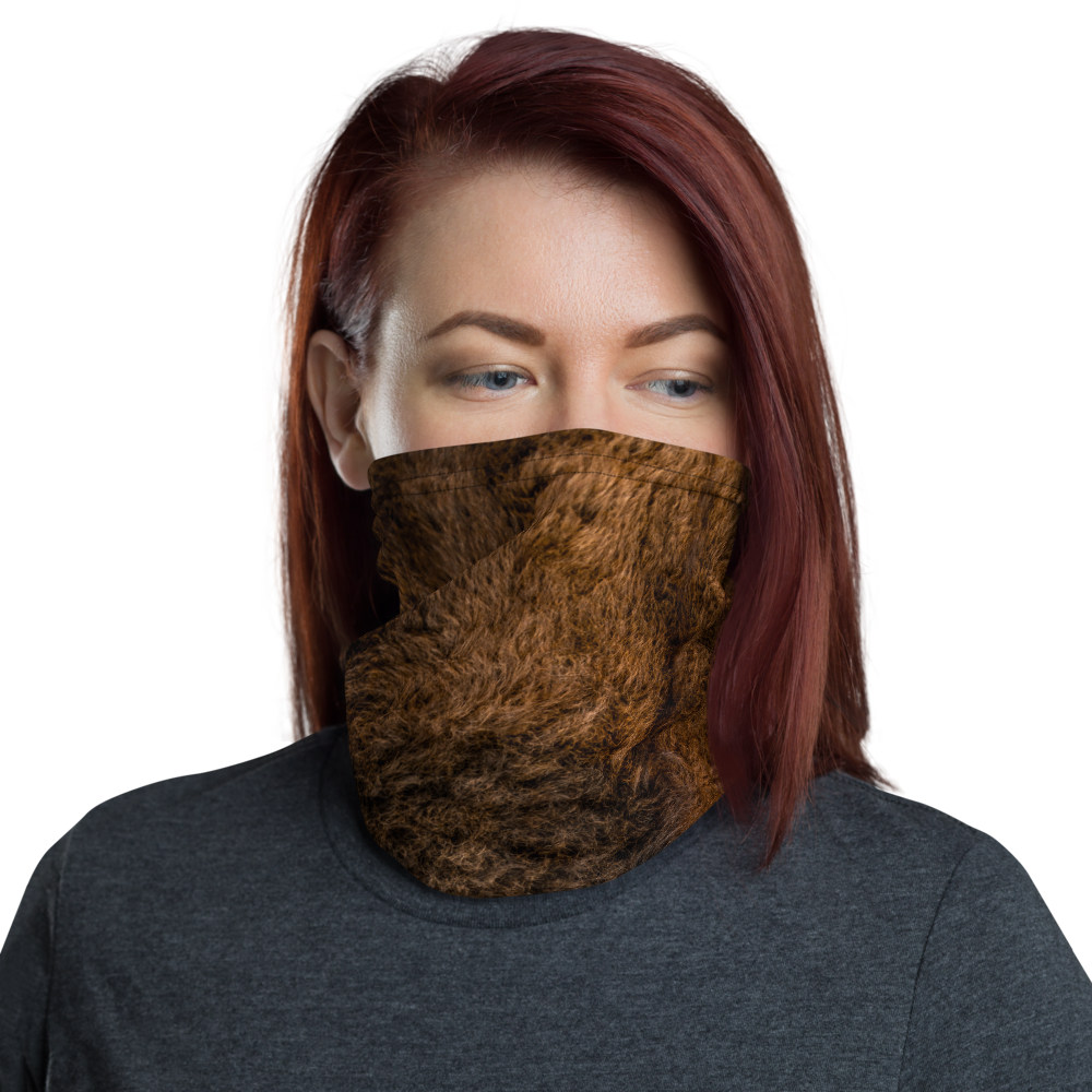 Default Title Bison Fur Neck Gaiter Masks by Design Express