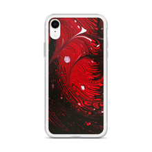 Black Red Abstract iPhone Case by Design Express