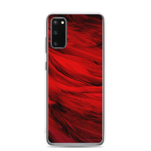 Samsung Galaxy S20 Red Feathers Samsung Case by Design Express