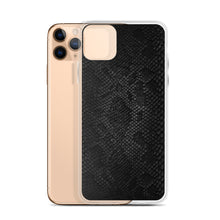 Black Snake Skin iPhone Case by Design Express
