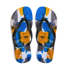 Bluerange Abstract Marble Flip-Flops by Design Express