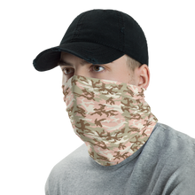 Peach Desert Camo Neck Gaiter Masks by Design Express