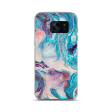 Samsung Galaxy S7 Blue Multicolor Marble Samsung Case by Design Express