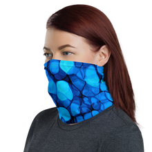 Crystalize Blue Neck Gaiter Masks by Design Express