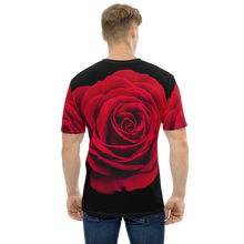 Charming Red Rose Men's T-shirt by Design Express