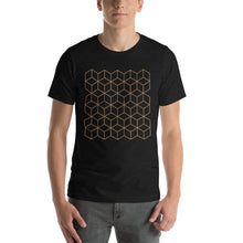Dark Grey Heather / S Diamonds Patterns Short-Sleeve Unisex T-Shirt by Design Express