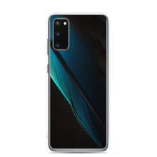 Samsung Galaxy S20 Blue Black Feather Samsung Case by Design Express