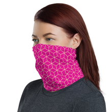 Diamond Magenta Pattern Neck Gaiter Masks by Design Express