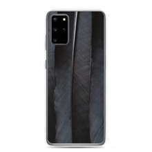 Samsung Galaxy S20 Plus Black Feathers Samsung Case by Design Express