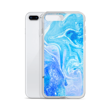 Blue Watercolor Marble iPhone Case by Design Express