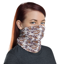 White Fall Bark Camo Neck Gaiter Masks by Design Express