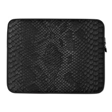 15 in Black Snake Skin Print Laptop Sleeve by Design Express
