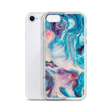 Blue Multicolor Marble iPhone Case by Design Express