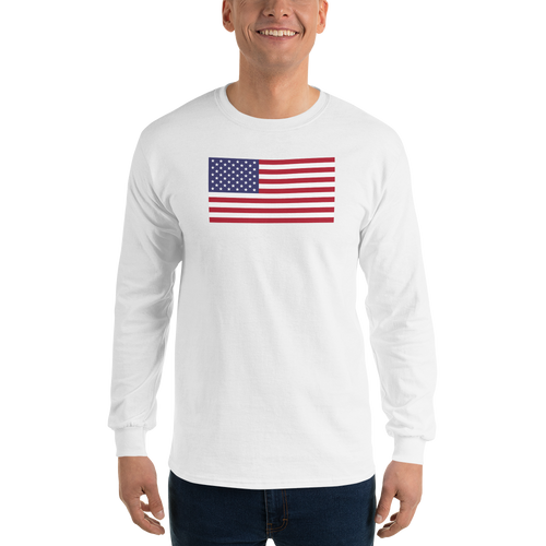 White / S United States Flag 