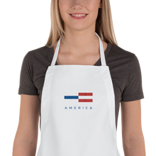 Default Title America Tower Pattern Embroidered Apron by Design Express