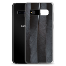 Black Feathers Samsung Case by Design Express