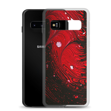Black Red Abstract Samsung Case by Design Express