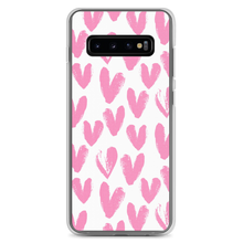 Samsung Galaxy S10+ Pink Heart Pattern Samsung Case by Design Express