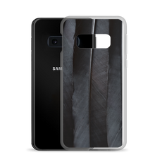 Black Feathers Samsung Case by Design Express