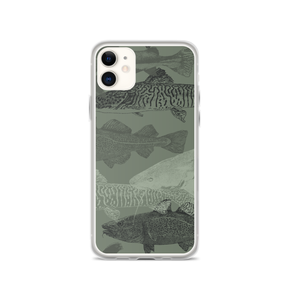 iPhone 11 Army Green Catfish iPhone Case by Design Express