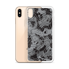 Grey Black Camoline iPhone Case by Design Express