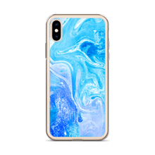 Blue Watercolor Marble iPhone Case by Design Express