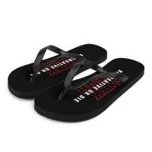 S Be Creative or Die Flip Flops by Design Express