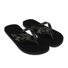 Marvelous Nightmare Flower Skull Flip-Flops by Design Express
