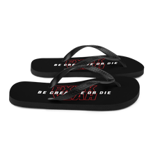 Be Creative or Die Flip Flops by Design Express