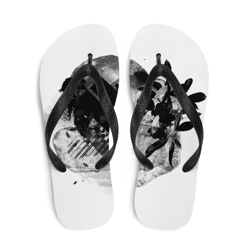 Breathe Illustration Series Flip Flops by Design Express