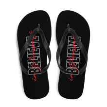 Believe in yourself Typography Flip Flops by Design Express