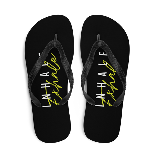 Inhale Exhale Flip Flops