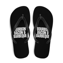 Bourbon Bacon & Barbeque (Funny) Flip Flops