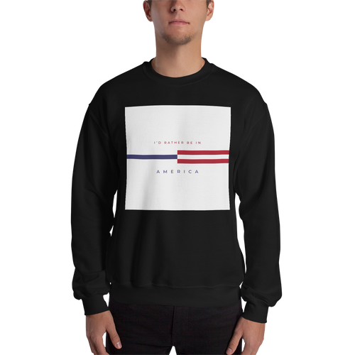 Black / S I'd rather be in America 