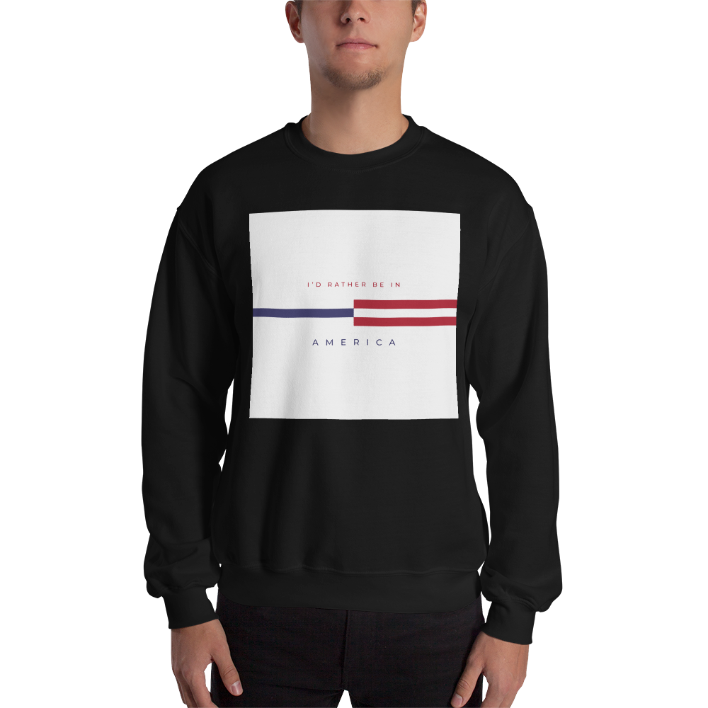 Black / S I'd rather be in America 