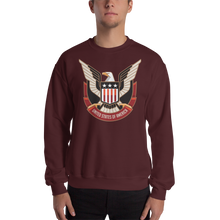 Maroon / S Eagle USA Unisex Sweatshirt by Design Express