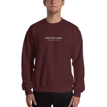 Maroon / S You Become Unisex Sweatshirt by Design Express