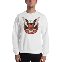 White / S Eagle USA Unisex Sweatshirt by Design Express