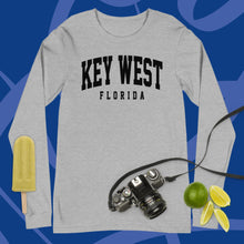 Key West Florida Varsity Unisex Long Sleeve Tee