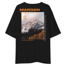 Maroon Bells, Colorado Back Unisex Oversized T-Shirt by Design Express