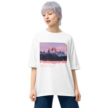 Monte Fitz Roy, Patagonia Front Unisex Oversized White T-Shirt by Design Express